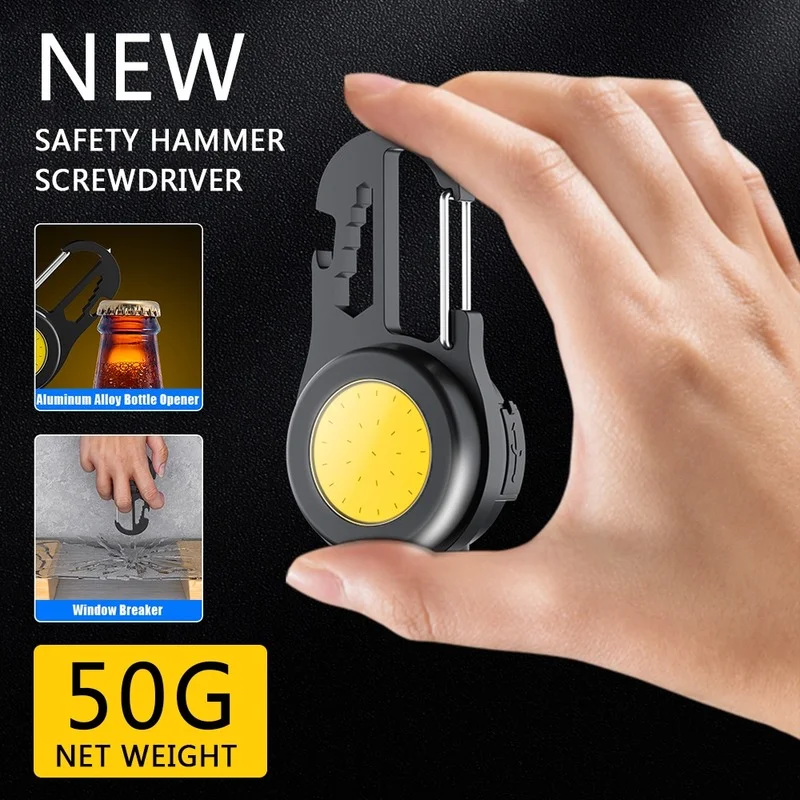 Outdoor Portable Led Lights 1-10pcs Multifunctional Hand Lamp Mini COB Flashlight USB Rechargeable Lamp Keychain Work Light
Outdoor Portable Led Lights 1-10pcs Multifunctional Hand Lamp Mini COB Flashlight USB Rechargeable Lamp Keychain Work Light