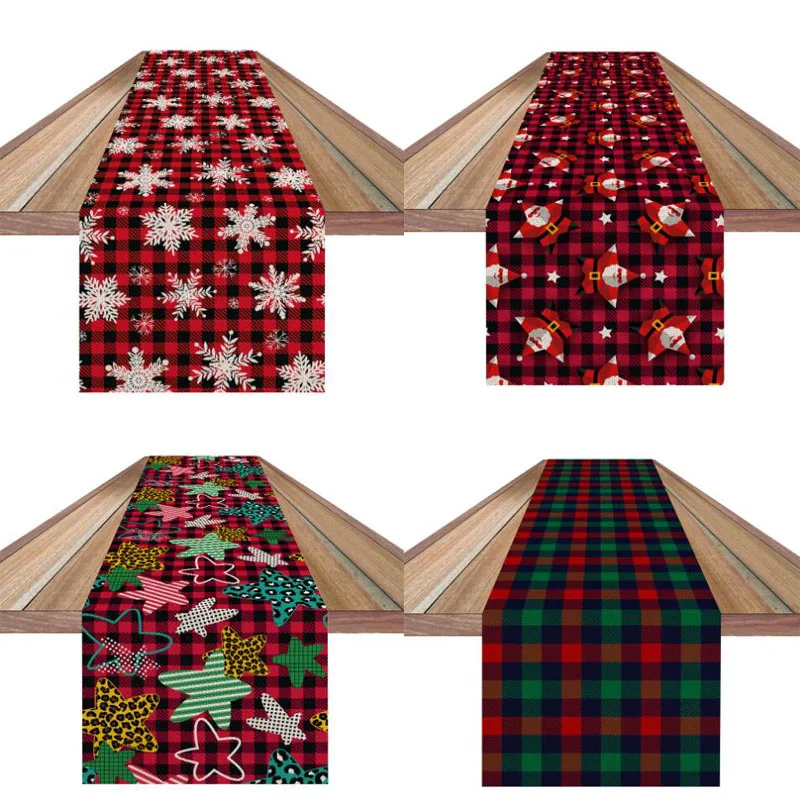 New design Christmas linen printed table runner flag kitchen dining tablecloth table cloth cover home party decor
New design Christmas linen printed table runner flag kitchen dining tablecloth table cloth cover home party decor