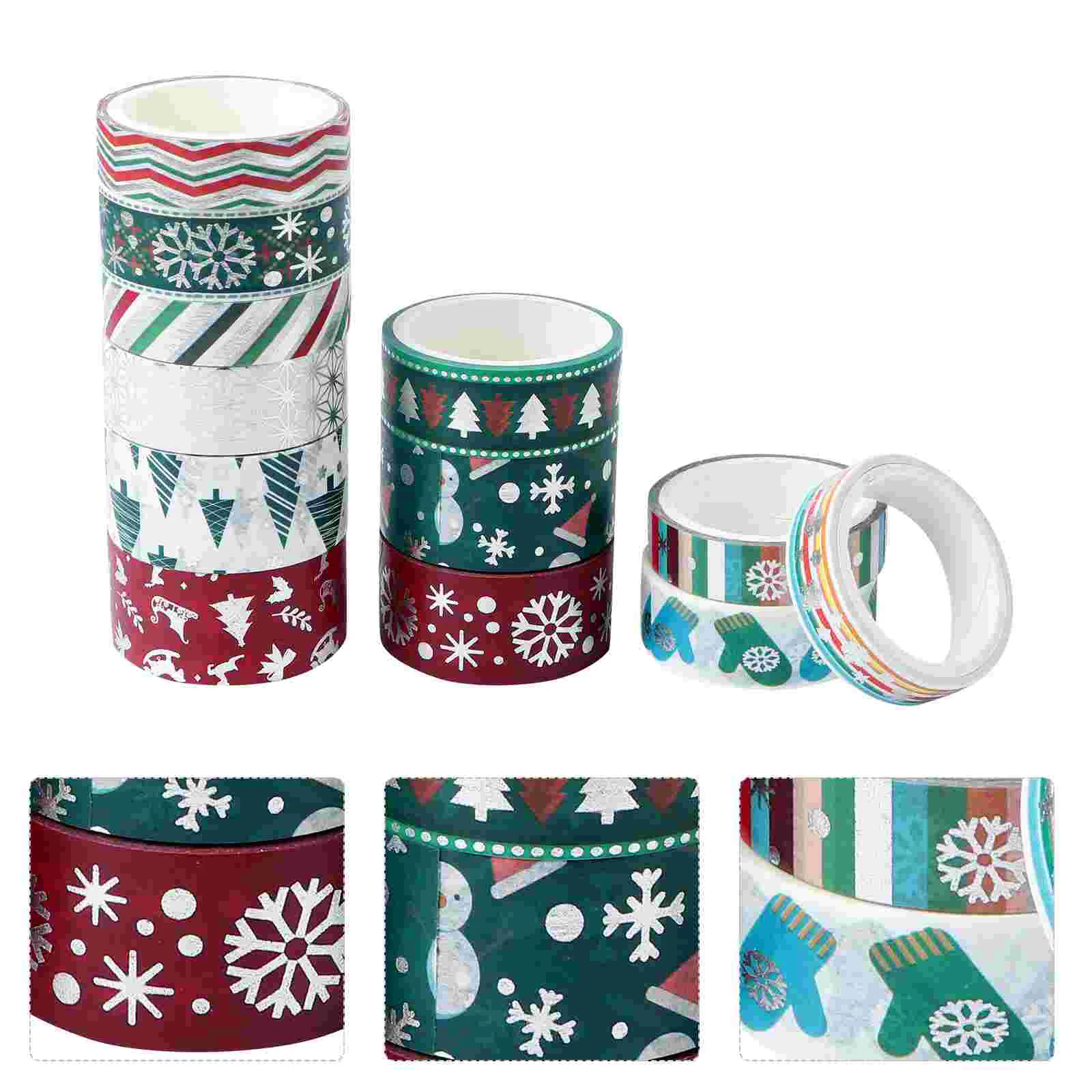 Лента Washi Рождественская Подарочная Маскировочная бумага для рукоделия, декоративная упаковка для упаковки скрапбукинга, праздничных кана... 
Лента Washi Рождественская Подарочная Маскировочная бумага для рукоделия, декоративная упаковка для упаковки скрапбукинга, праздничных кана...