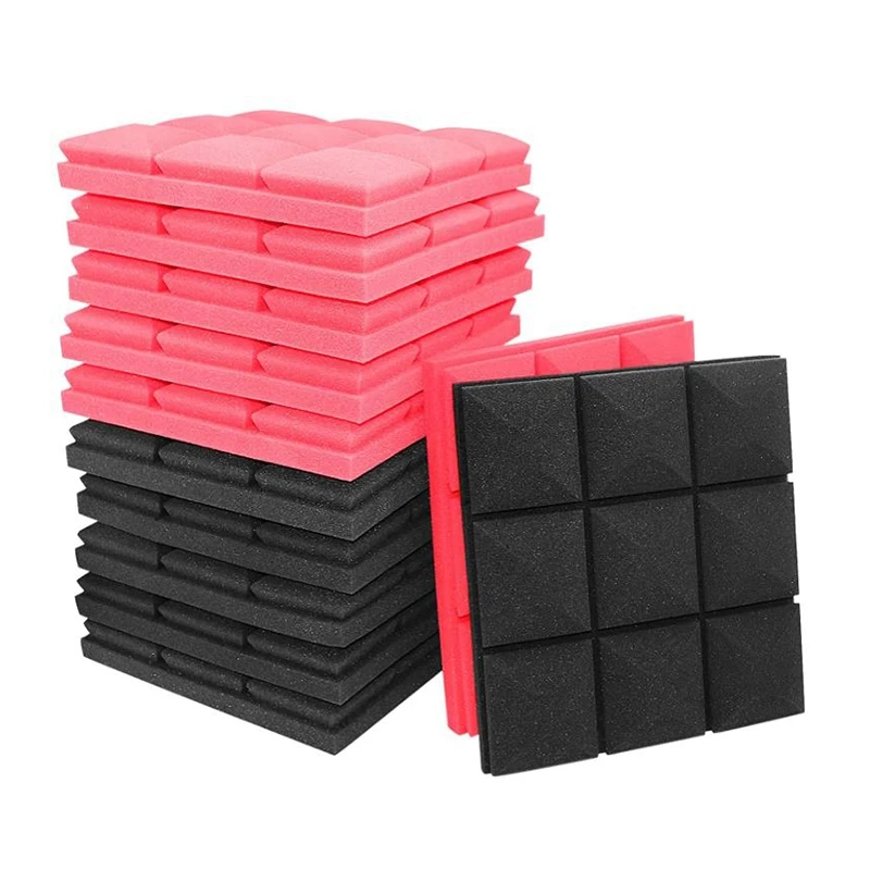 12 Pack Acoustic Foam Panels,Wedges Sound Proof Foam Panels,Fireproof Studio Foam,9 Block Mushroom Design,30X30x5cm
12 Pack Acoustic Foam Panels,Wedges Sound Proof Foam Panels,Fireproof Studio Foam,9 Block Mushroom Design,30X30x5cm
