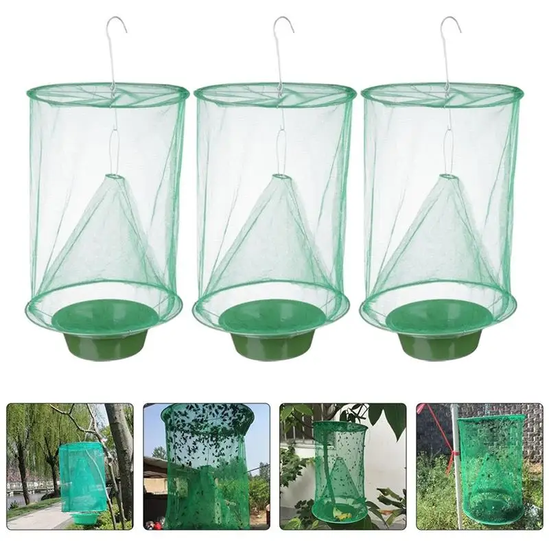 Fly Traps Catcher Hanging Outdoor Ranch Cages Cage Folding Disposable Bait Tray Horse Orchard
Fly Traps Catcher Hanging Outdoor Ranch Cages Cage Folding Disposable Bait Tray Horse Orchard