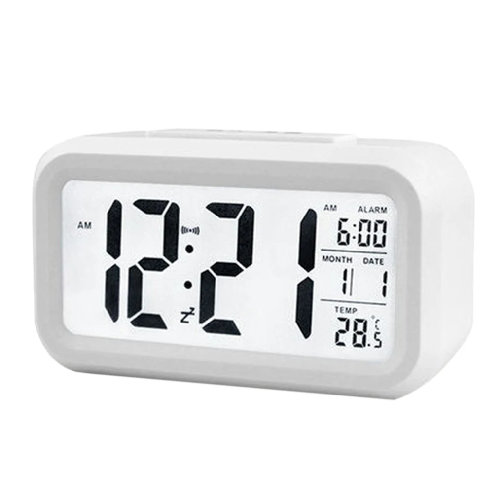 Electric Desktop Table Clock Electronic Alarm Digital Big LED Screen Desk Clock Data Time Calendar Desk Watch
Electric Desktop Table Clock Electronic Alarm Digital Big LED Screen Desk Clock Data Time Calendar Desk Watch