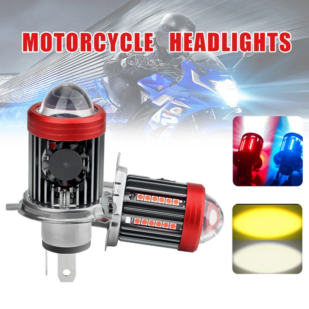 H4/H6 12V LED Motorcycle Headlight Bulb 10000LM Moto Spotlights CSP Lens White Yellow Hi Lo Lamp Scooter Accessories Fog Lights
H4/H6 12V LED Motorcycle Headlight Bulb 10000LM Moto Spotlights CSP Lens White Yellow Hi Lo Lamp Scooter Accessories Fog Lights
