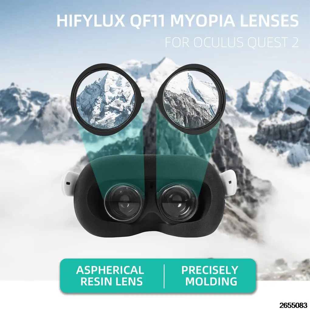 Hifylux 2 Pieces VR Headset Eyeglass Aspherical Lenses Quick Disassemble Protection Shortsighted Myopia Frame
Hifylux 2 Pieces VR Headset Eyeglass Aspherical Lenses Quick Disassemble Protection Shortsighted Myopia Frame