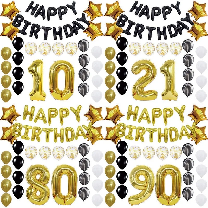 Adult Party Happy Birthday Letters Balloons Numbers Latex Balloons Combination Package Birthday Background Arrangement Balloons
Adult Party Happy Birthday Letters Balloons Numbers Latex Balloons Combination Package Birthday Background Arrangement Balloons