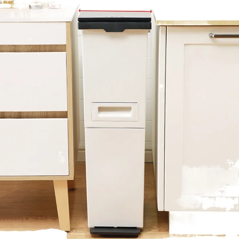 

Big Modern Trash Can Dry Wet Esprit Eco Friendly Recycle Rubbish Bin Kitchen Bag Dispenser Casa Inteligente Home Appliance