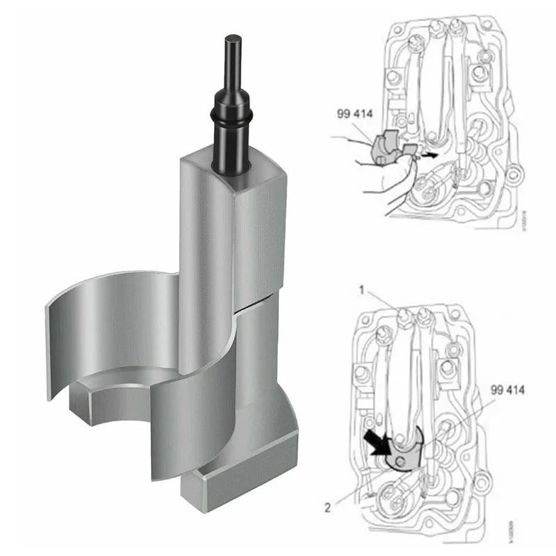 ESUYA 99414 Injector Setting Tool Compatible with Scania Truck Injectors Height Measuring Tool Car Parts (Color : Silver)
ESUYA 99414 Injector Setting Tool Compatible with Scania Truck Injectors Height Measuring Tool Car Parts (Color : Silver)