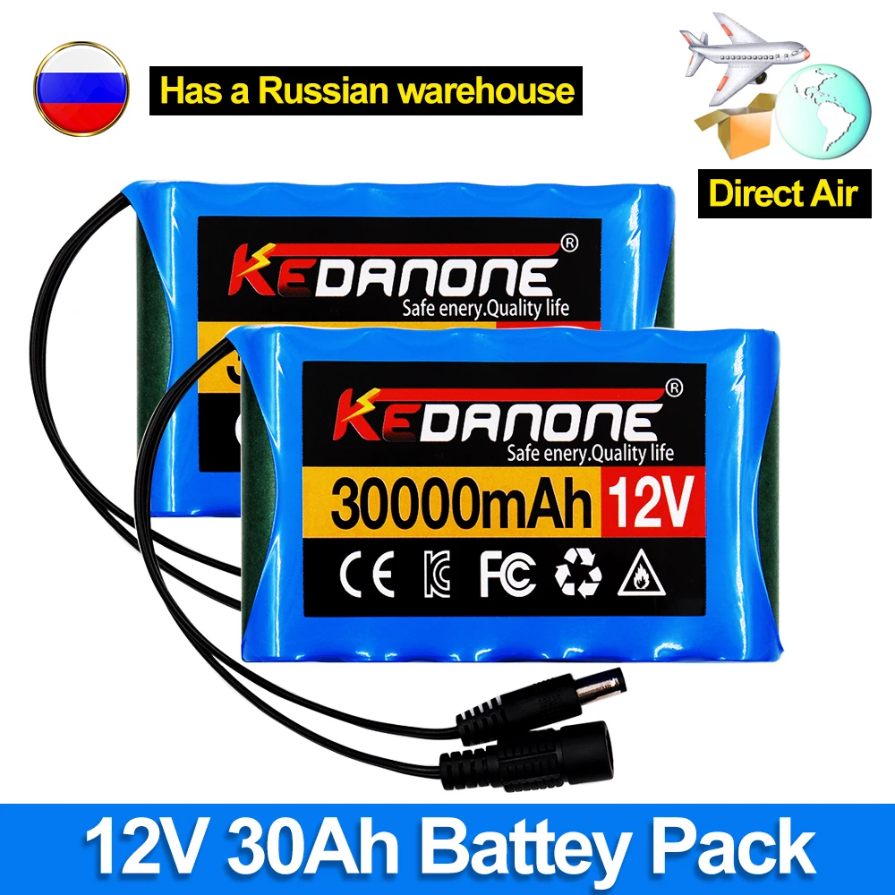 Air Shipping Rechargeable Battery 12V 30000mah Lithium Battery Pack Capacity DC 12.6V 30Ah CCTV Camera Monitor with Charger 
Air Shipping Rechargeable Battery 12V 30000mah Lithium Battery Pack Capacity DC 12.6V 30Ah CCTV Camera Monitor with Charger