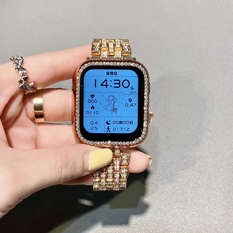 Diamond Bumper Protective Case for Apple Watch Cover Serie 6 SE 5 4 321 38MM 42MM Screen Protector Accessories Iwatch 40mm 44mm
Diamond Bumper Protective Case for Apple Watch Cover Serie 6 SE 5 4 321 38MM 42MM Screen Protector Accessories Iwatch 40mm 44mm