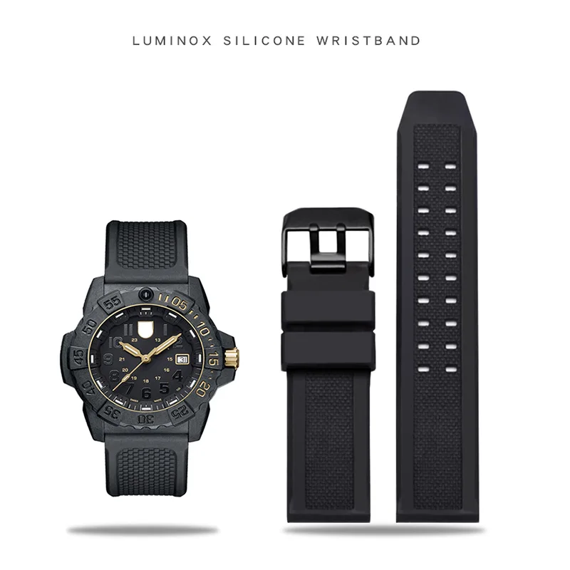 Ремешок резиновый для часов LUMINOX 3051 0151 20 22 23 мм |