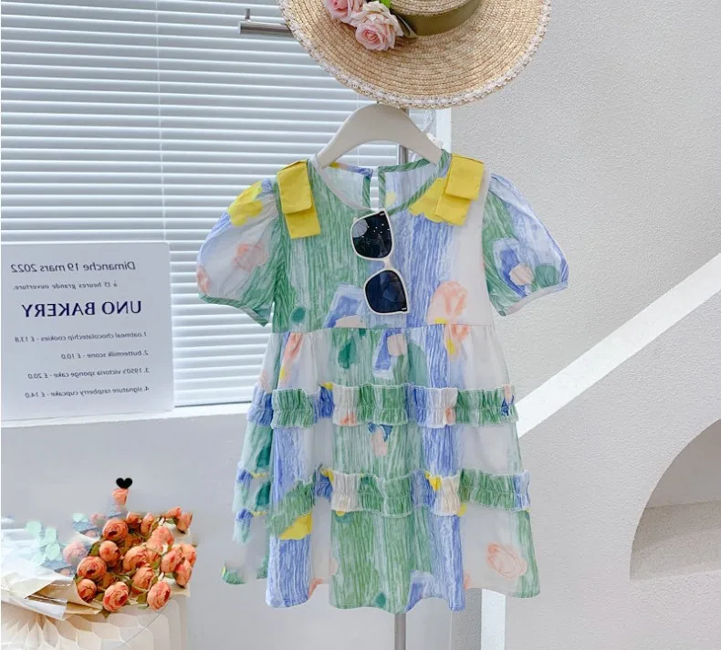 Retail 2022 Baby Girls Fashion Summer Printed Dress, Princess Kids Sweet Clothing 2-6T
Retail 2022 Baby Girls Fashion Summer Printed Dress, Princess Kids Sweet Clothing 2-6T