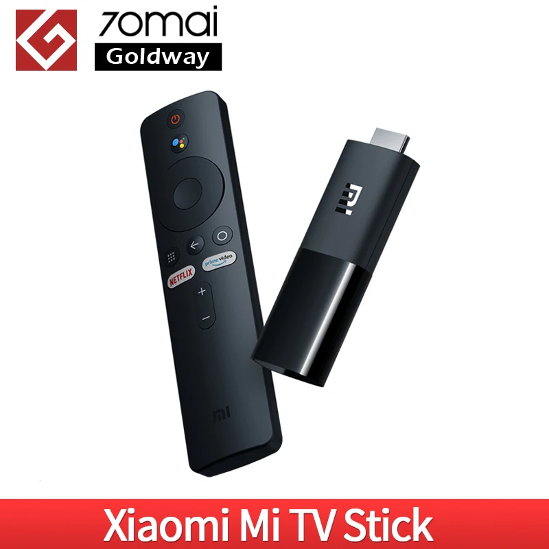 ТВ-флешка Xiaomi Mi TV Stick, оригинальная Европейская версия, Android TV 9,0, Smart Mini TV, 1 ГБ ОЗУ, 8 Гб ПЗУ, Bluetooth 4,2, ключ, Wi-Fi, Google Assistant
ТВ-флешка Xiaomi Mi TV Stick, оригинальная Европейская версия, Android TV 9,0, Smart Mini TV, 1 ГБ ОЗУ, 8 Гб ПЗУ, Bluetooth 4,2, ключ, Wi-Fi, Google Assistant