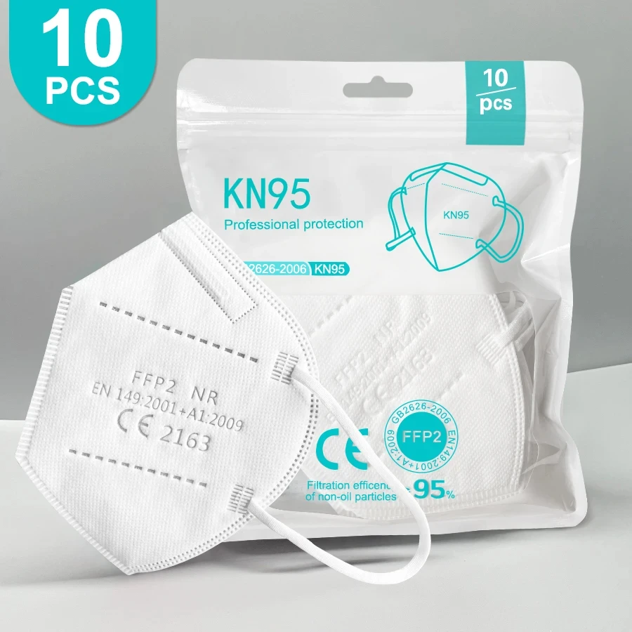 Набор респираторов FFP2 KN95 10 шт.
Набор респираторов FFP2 KN95 10 шт.