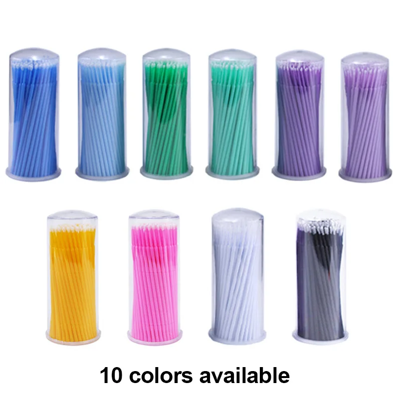 100Pcs Disposable Micro make up Eyelash brushe Individual Lash Removing EyeLash Glue Brushes Lip Brush Sticks Makeup Tools
100Pcs Disposable Micro make up Eyelash brushe Individual Lash Removing EyeLash Glue Brushes Lip Brush Sticks Makeup Tools