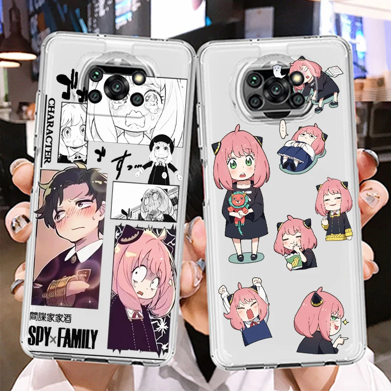 Anime SPY×FAMILY Anya Forger For Xiaomi Mi Poco X4 X3 NFC F4 F3 GT M4 M3 M2 X2 F2 F1 Pro C3 5G Civi Transparent Phone Case
Anime SPY×FAMILY Anya Forger For Xiaomi Mi Poco X4 X3 NFC F4 F3 GT M4 M3 M2 X2 F2 F1 Pro C3 5G Civi Transparent Phone Case