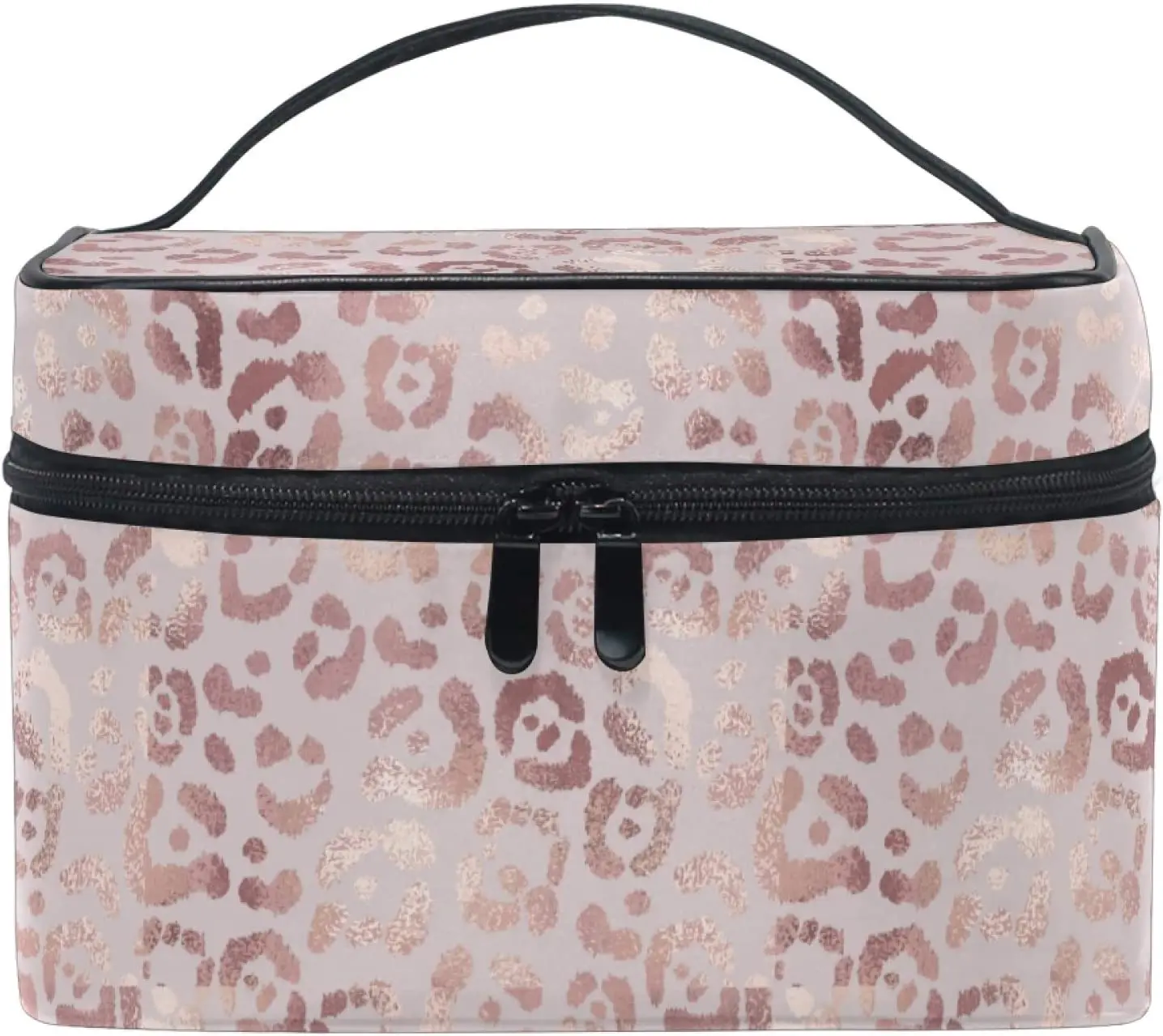 Makeup Bag, Rose Gold Leopard Travel Makeup Organizer Bag Cosmetic Cases Toiletry Bags for Girl Women Ladies
Makeup Bag, Rose Gold Leopard Travel Makeup Organizer Bag Cosmetic Cases Toiletry Bags for Girl Women Ladies