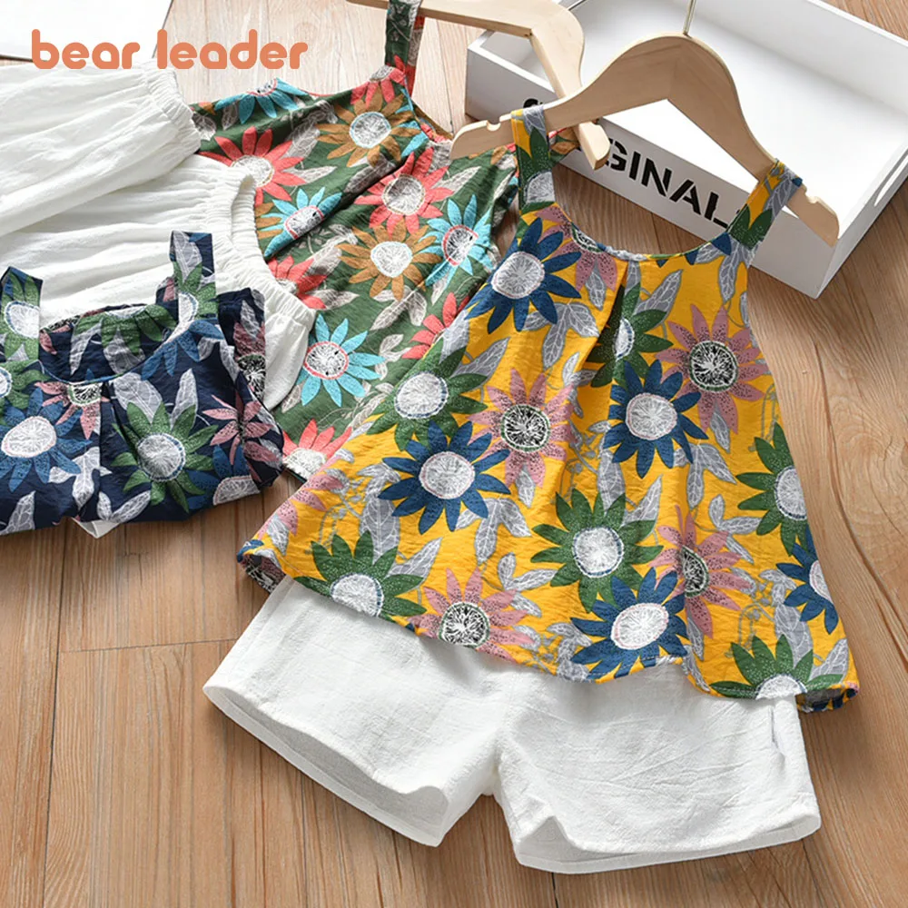 Bear Leader Children's Summer Outfits 2022 Fashion Flowers Holiday Travel Costumes Sling and Shorts Children Clothes for 2-6Y
Bear Leader Children's Summer Outfits 2022 Fashion Flowers Holiday Travel Costumes Sling and Shorts Children Clothes for 2-6Y