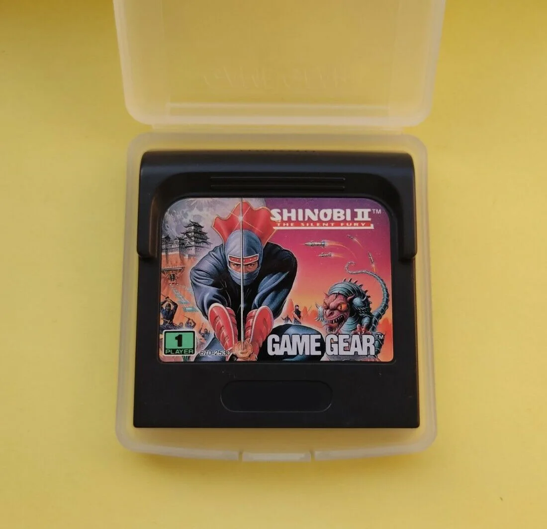8-битный игровой картридж: Shinobi II 2 «Бесшумная фурия» (Европейская версия!)
8-битный игровой картридж: Shinobi II 2 «Бесшумная фурия» (Европейская версия!)