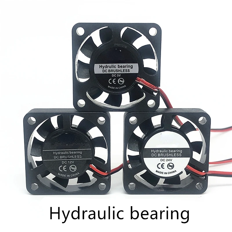 Fluid bearing Ball bearing Oil bearing DC5V 12V 24V 40mm 4cm 40x40x10mm for 3D printer Graphics card Cooling Fan 2pin
Fluid bearing Ball bearing Oil bearing DC5V 12V 24V 40mm 4cm 40x40x10mm for 3D printer Graphics card Cooling Fan 2pin