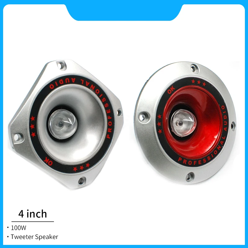 4 Inch Tweeter 30W Buzzer Treble Audio Speaker With Flashing Light For Car Stage Home Sound Sytem
4 Inch Tweeter 30W Buzzer Treble Audio Speaker With Flashing Light For Car Stage Home Sound Sytem