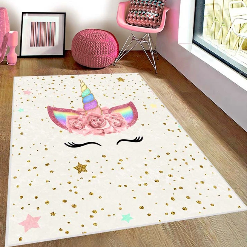 Unicorn Pattern Kids Room Carpet Game Mat Childrens Rug Cute Rugs and Carpets for Home Living Room Room Decoration Teenager
Unicorn Pattern Kids Room Carpet Game Mat Childrens Rug Cute Rugs and Carpets for Home Living Room Room Decoration Teenager