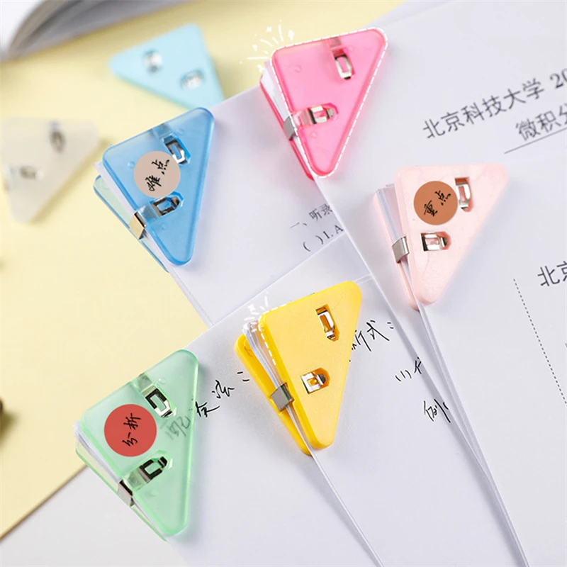Creative Triangle Clip Bill Clip Book Paper Corner Clip Binder Clip For Desk Storage Shelf Office Desktop Organizer Stationery
Creative Triangle Clip Bill Clip Book Paper Corner Clip Binder Clip For Desk Storage Shelf Office Desktop Organizer Stationery