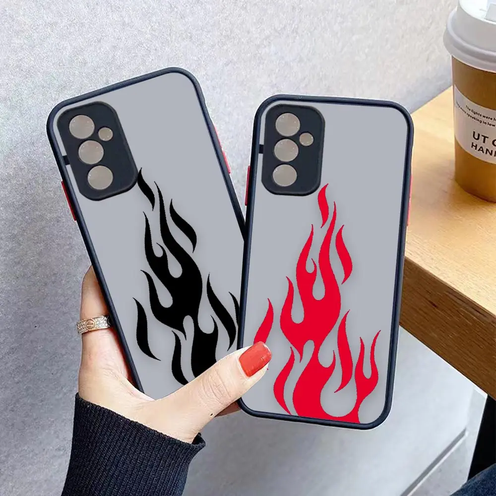 Fashion Black Red Flame Shockproof Case For Samsung M52 M32 M33 M51 M62 J2 J5 J7 J6 PLUS J4 J8 M10 M20 M23 M30S M31 5G Capa Case
Fashion Black Red Flame Shockproof Case For Samsung M52 M32 M33 M51 M62 J2 J5 J7 J6 PLUS J4 J8 M10 M20 M23 M30S M31 5G Capa Case
