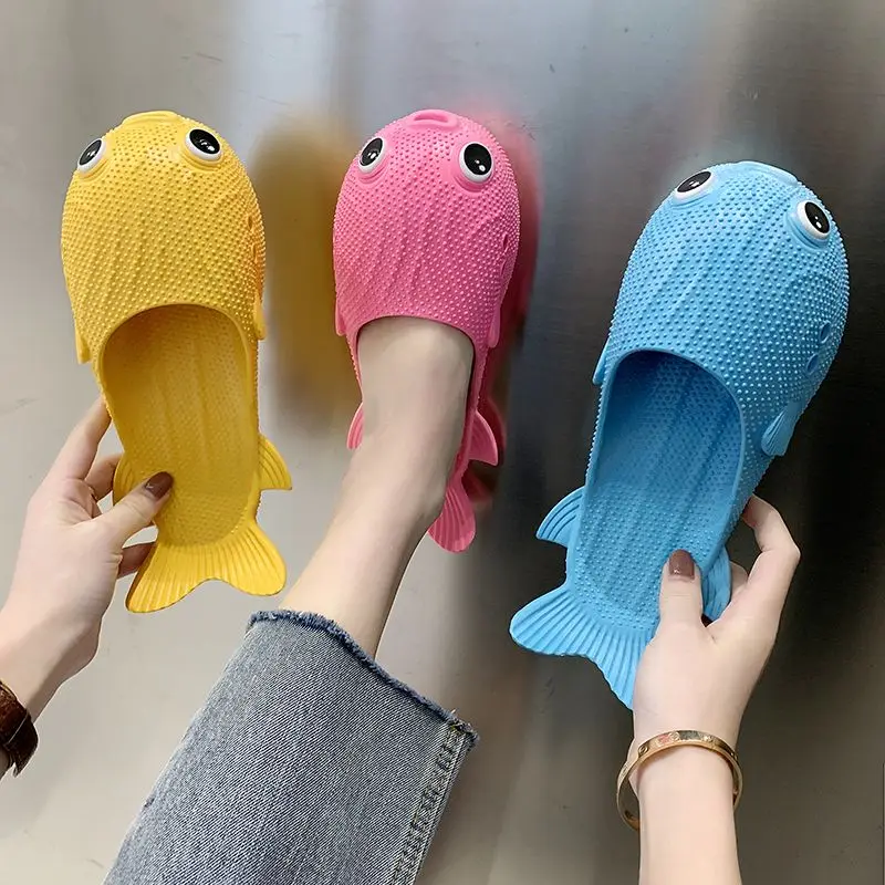 Dolphin Fish Women's Shoes Home Indoor Soft Non-slip Slippers Funny Cartoon Super Cute Baotou Fish Mouth Breathable Slippers.
Dolphin Fish Women's Shoes Home Indoor Soft Non-slip Slippers Funny Cartoon Super Cute Baotou Fish Mouth Breathable Slippers.