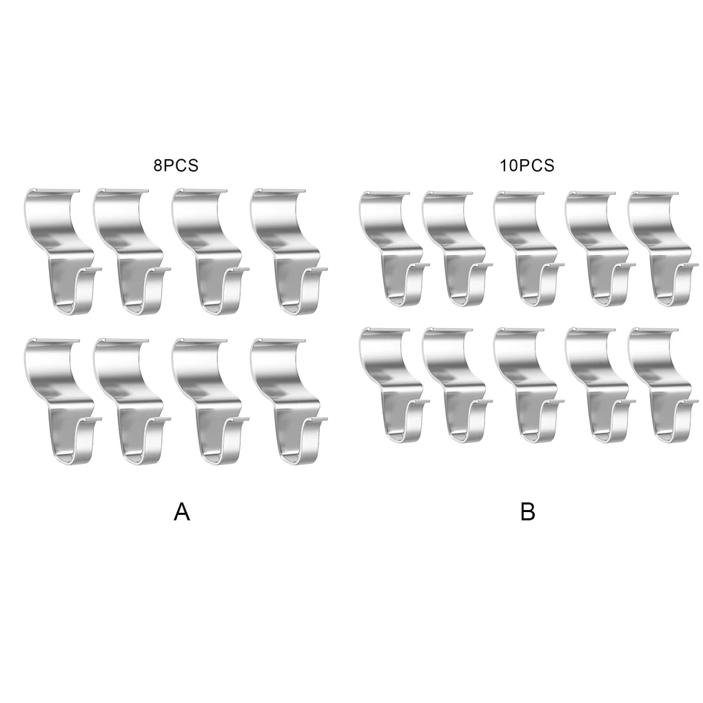 Виниловые вешалки из нержавеющей стали, 8 шт. 
Виниловые вешалки из нержавеющей стали, 8 шт.