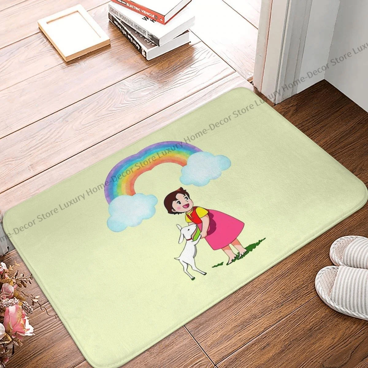 Heidi Non-slip Doormat Heidi Cute Little Girl Bath Bedroom Mat Outdoor Carpet Flannel Pattern Decor
Heidi Non-slip Doormat Heidi Cute Little Girl Bath Bedroom Mat Outdoor Carpet Flannel Pattern Decor