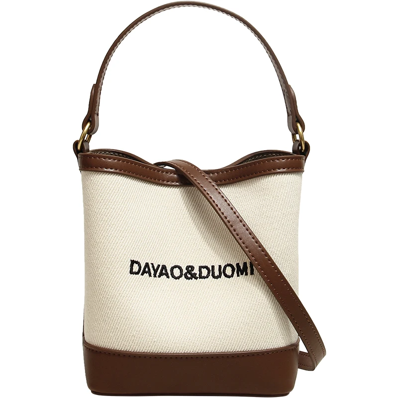 Canvas Bucket Bag Female 2022 New Women's Chic Casual Handbag Shoulder Bag for Ladies Branded Fashion Trend Crossbody Bag
Canvas Bucket Bag Female 2022 New Women's Chic Casual Handbag Shoulder Bag for Ladies Branded Fashion Trend Crossbody Bag