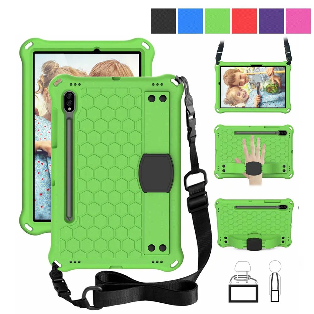 For Samsung Galaxy Tab S7 11 inch 2020 SM-T870 SM-T875 Case EVA Kids Safe Foam Shockproof Shoulder Hand Strap Stand Tablet Cover
For Samsung Galaxy Tab S7 11 inch 2020 SM-T870 SM-T875 Case EVA Kids Safe Foam Shockproof Shoulder Hand Strap Stand Tablet Cover