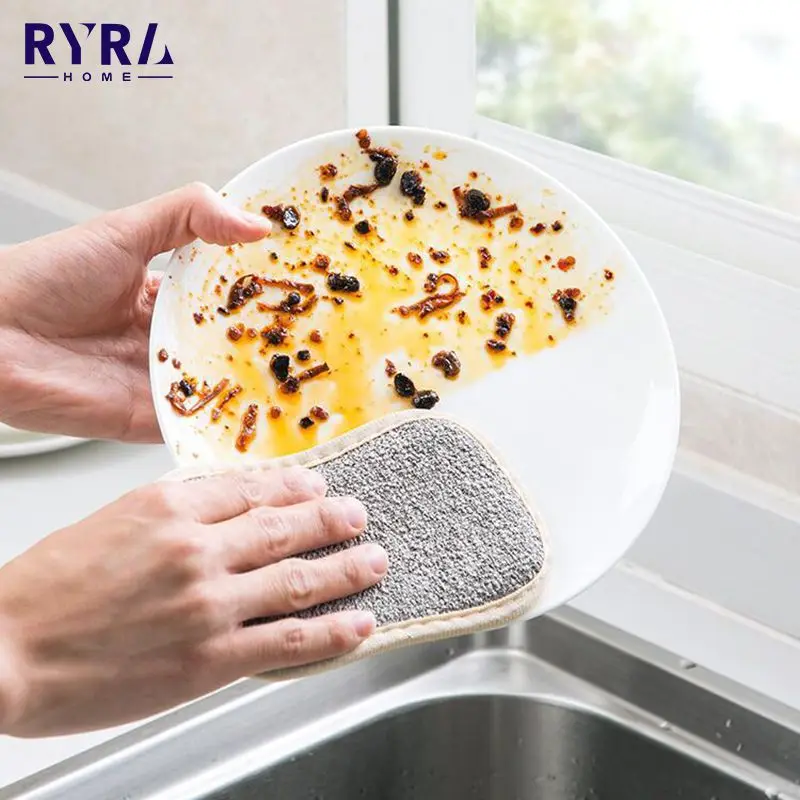 Double Sided Sponge Kitchenware Brushes Decontamination Cleaning Brush Washing Dish Cloth Kitchen Cleaning Towel Dish Cloth New
Double Sided Sponge Kitchenware Brushes Decontamination Cleaning Brush Washing Dish Cloth Kitchen Cleaning Towel Dish Cloth New