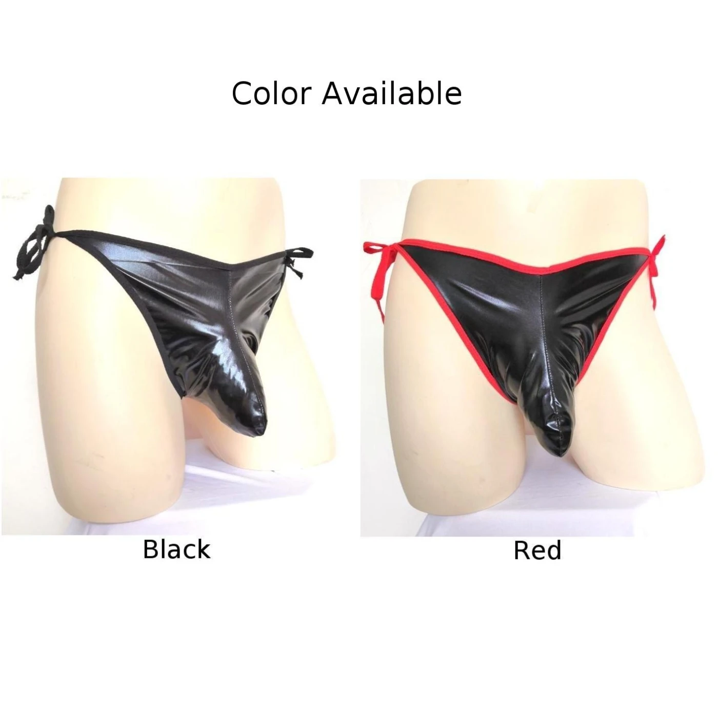 Men's Lace-Up Imitation Leather Comfortable Breathable Low-Rise Lingerie Patent Leather Sexy Elastic Briefs Panties
Men's Lace-Up Imitation Leather Comfortable Breathable Low-Rise Lingerie Patent Leather Sexy Elastic Briefs Panties