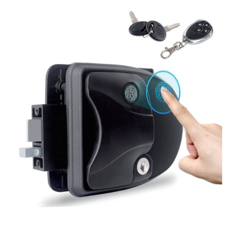 Fingerprint Recognition RV Keyless Entry Door Lock Handle Latch Stuck with Key Unlocking & Wireless Remote Control
Fingerprint Recognition RV Keyless Entry Door Lock Handle Latch Stuck with Key Unlocking & Wireless Remote Control