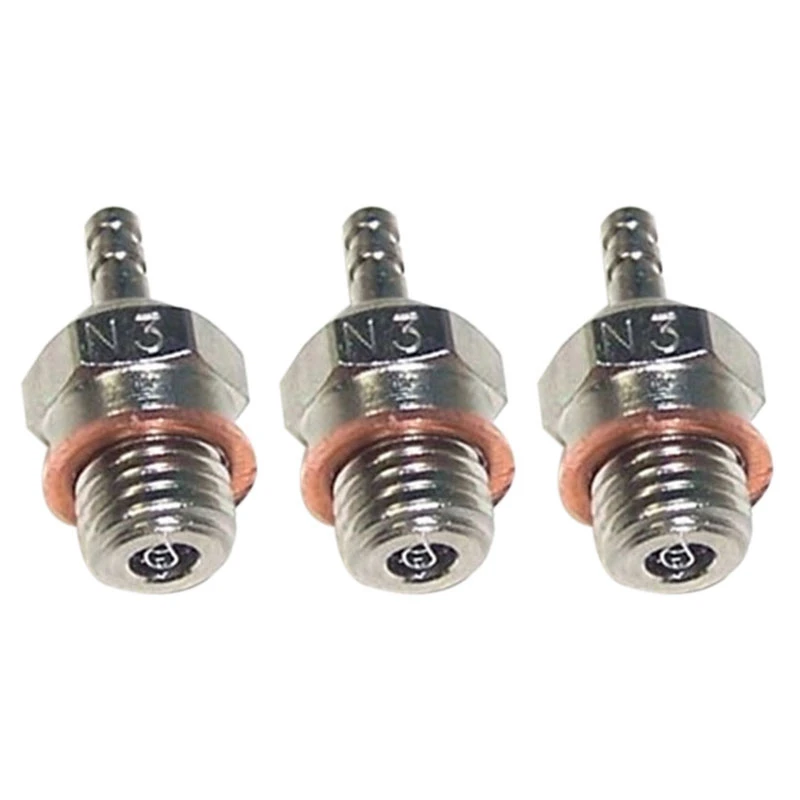3X N3 Hot Glow Plug Spark for HSP 70117 1/10 1/8 RC Buggy Truck Vertex SH Nitro Engine Parts
3X N3 Hot Glow Plug Spark for HSP 70117 1/10 1/8 RC Buggy Truck Vertex SH Nitro Engine Parts