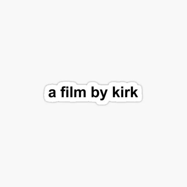 A Film By Kirk 5PCS Stickers for Background Luggage Room Window Kid Cute Cartoon Anime Print Wall Car Decorations Bumper
A Film By Kirk 5PCS Stickers for Background Luggage Room Window Kid Cute Cartoon Anime Print Wall Car Decorations Bumper