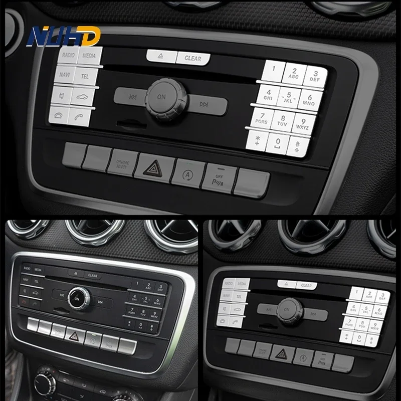 Center Console CD Multimedia Buttons Decals Trim For Mercedes Benz GLA X156 CLA C117 A B Class W176 W246 Car Interior Stickers
Center Console CD Multimedia Buttons Decals Trim For Mercedes Benz GLA X156 CLA C117 A B Class W176 W246 Car Interior Stickers