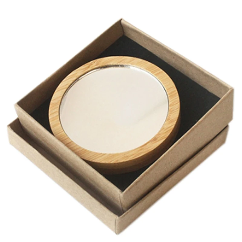 3Pcs Bamboo Cosmetic Mirror Round Portable Mirror Elm Makeup Mirror Student Portable Beauty Tool With Box
3Pcs Bamboo Cosmetic Mirror Round Portable Mirror Elm Makeup Mirror Student Portable Beauty Tool With Box