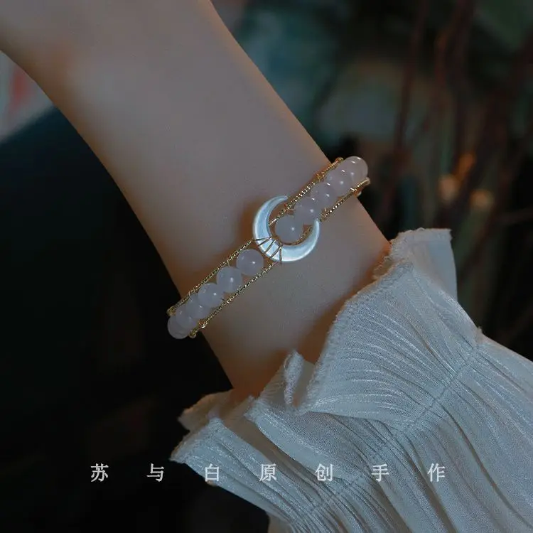 TV Series Cang Lan Jue Cosplay Love Between Fairy And Devil Cute Moon Bracelet Women Magnetic buckle Jewelry Accessories Gift
TV Series Cang Lan Jue Cosplay Love Between Fairy And Devil Cute Moon Bracelet Women Magnetic buckle Jewelry Accessories Gift