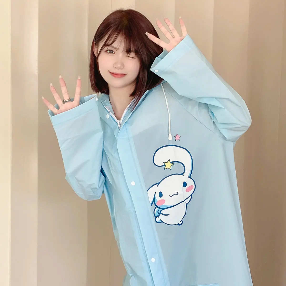 Kawaii Sanrio детский дождевик, цвет Коричный, милый аниме для студентов, водонепроницаемый, утолщенный, фотоподарок
Kawaii Sanrio детский дождевик, цвет Коричный, милый аниме для студентов, водонепроницаемый, утолщенный, фотоподарок