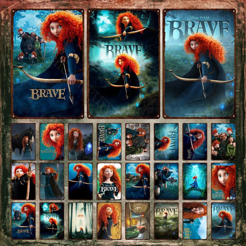 Металлический постер Disney Brave, Жестяная Табличка с изображением героев мультфильма «Борьба за ваше право на истинную любовь»
Металлический постер Disney Brave, Жестяная Табличка с изображением героев мультфильма «Борьба за ваше право на истинную любовь»
