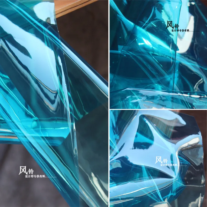 Soft TPU Fabric Lake Blue PVC Jelly Plastic Film DIY Waterproof Raincoat Windbreaker Coat Bag Decor Clothes Designer Fabric
Soft TPU Fabric Lake Blue PVC Jelly Plastic Film DIY Waterproof Raincoat Windbreaker Coat Bag Decor Clothes Designer Fabric