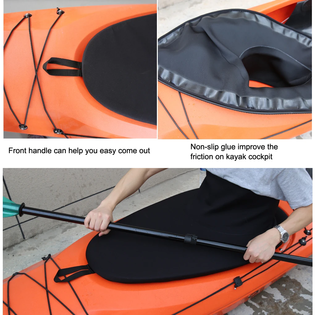 Kayak Skirt Spray Universal Hatch Adjustable Cover Dust-proof Spraydeck Skirts Water Sports Paddling Kayaking Canoeing
Kayak Skirt Spray Universal Hatch Adjustable Cover Dust-proof Spraydeck Skirts Water Sports Paddling Kayaking Canoeing