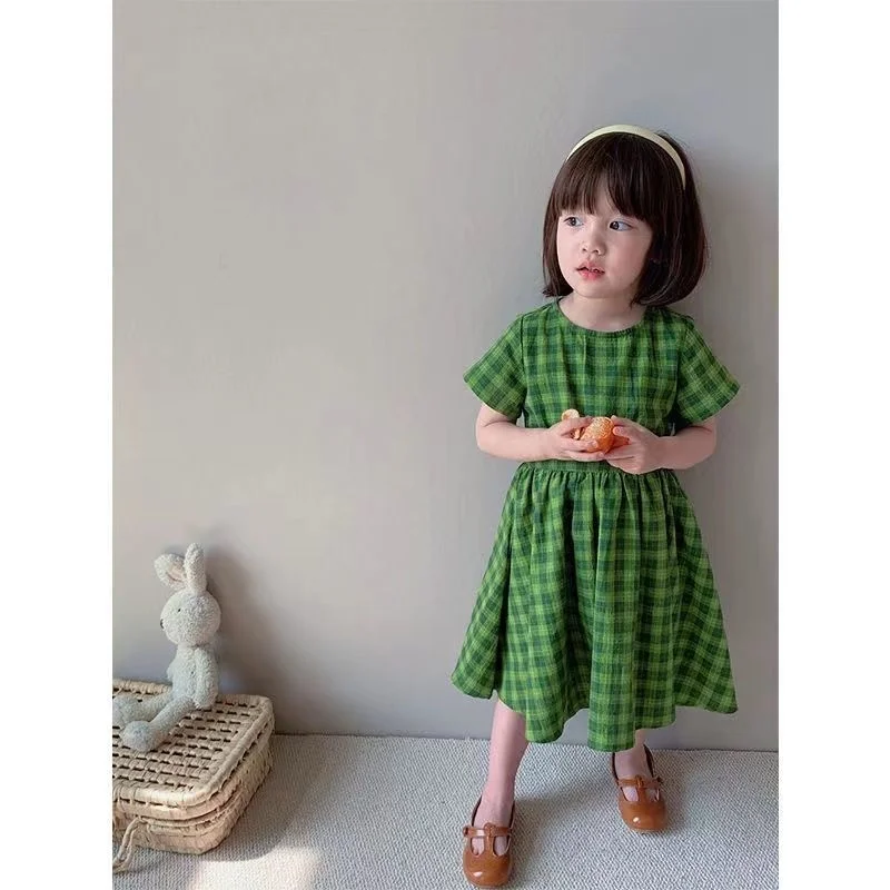 Летнее зеленое клетчатое платье с открытой спиной в стиле "Лолита", Повседневное платье миди для девочек, детские платья для подроствечерни...
Летнее зеленое клетчатое платье с открытой спиной в стиле "Лолита", Повседневное платье миди для девочек, детские платья для подроствечерни...