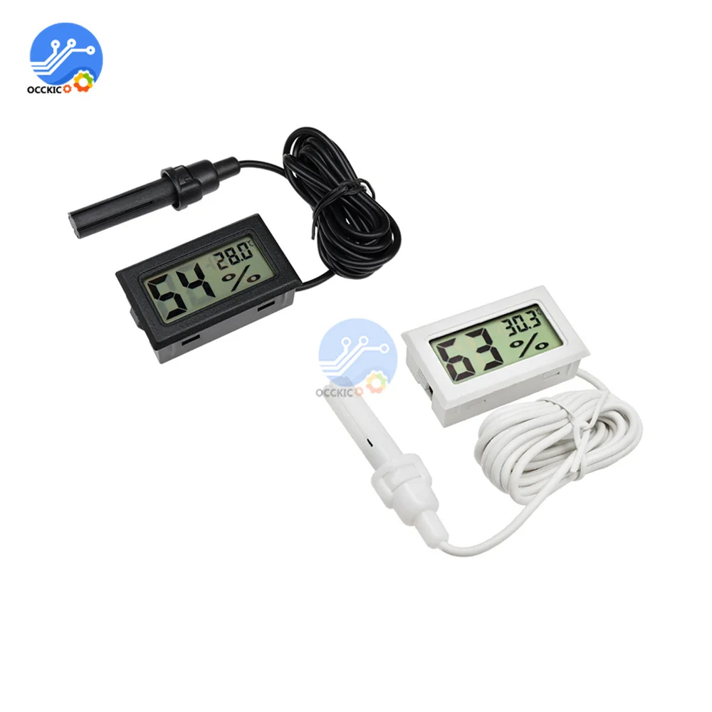 Mini LCD Digital Thermometer Hygrometer Thermostat Indoor Convenient Temperature Sensor Humidity Meter Gauge Instruments Probe
Mini LCD Digital Thermometer Hygrometer Thermostat Indoor Convenient Temperature Sensor Humidity Meter Gauge Instruments Probe