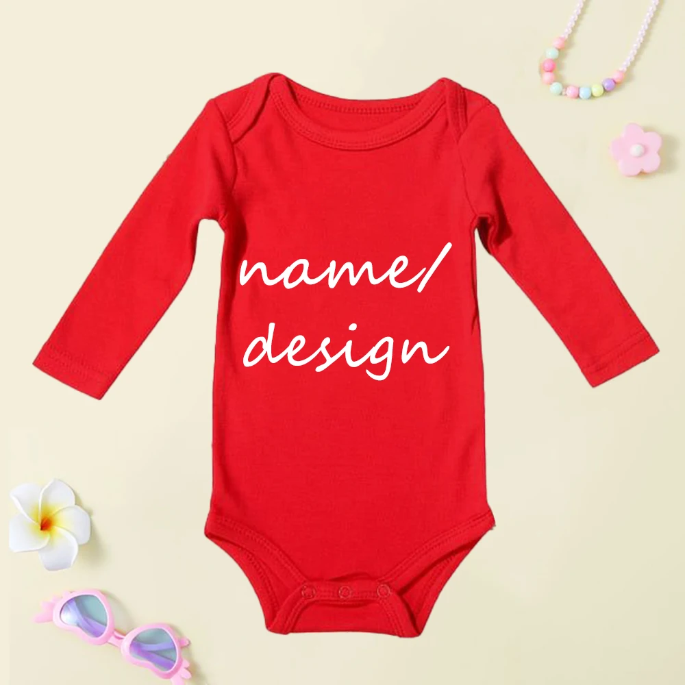 Personalised Infant Bodysuits Body Baby Long -sleeved Cotton Custom Name Clothes Boys Girls Romper Outfit Birthday Party Present
Personalised Infant Bodysuits Body Baby Long -sleeved Cotton Custom Name Clothes Boys Girls Romper Outfit Birthday Party Present
