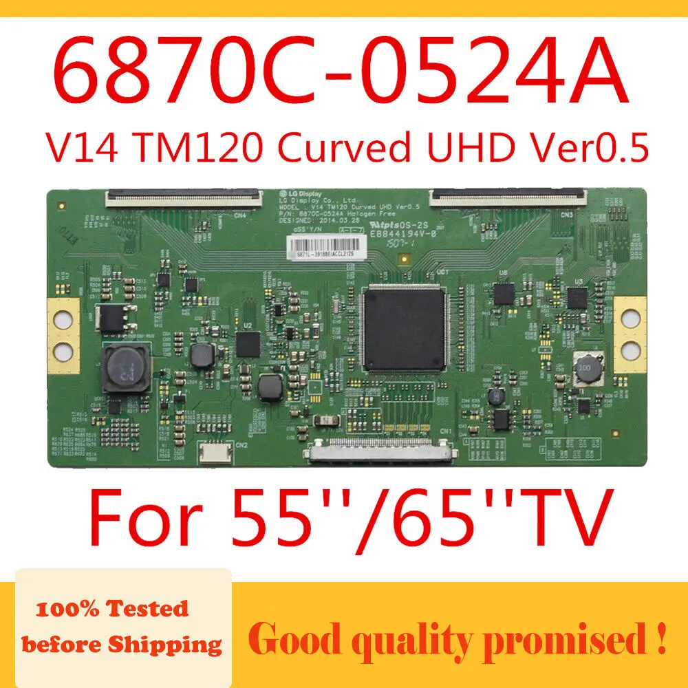 Для 6870C-0524A логическая плата V14 TM120 для 55 / 65 дюймовой телевизионной платы для LG карты
Для 6870C-0524A логическая плата V14 TM120 для 55 / 65 дюймовой телевизионной платы для LG карты
