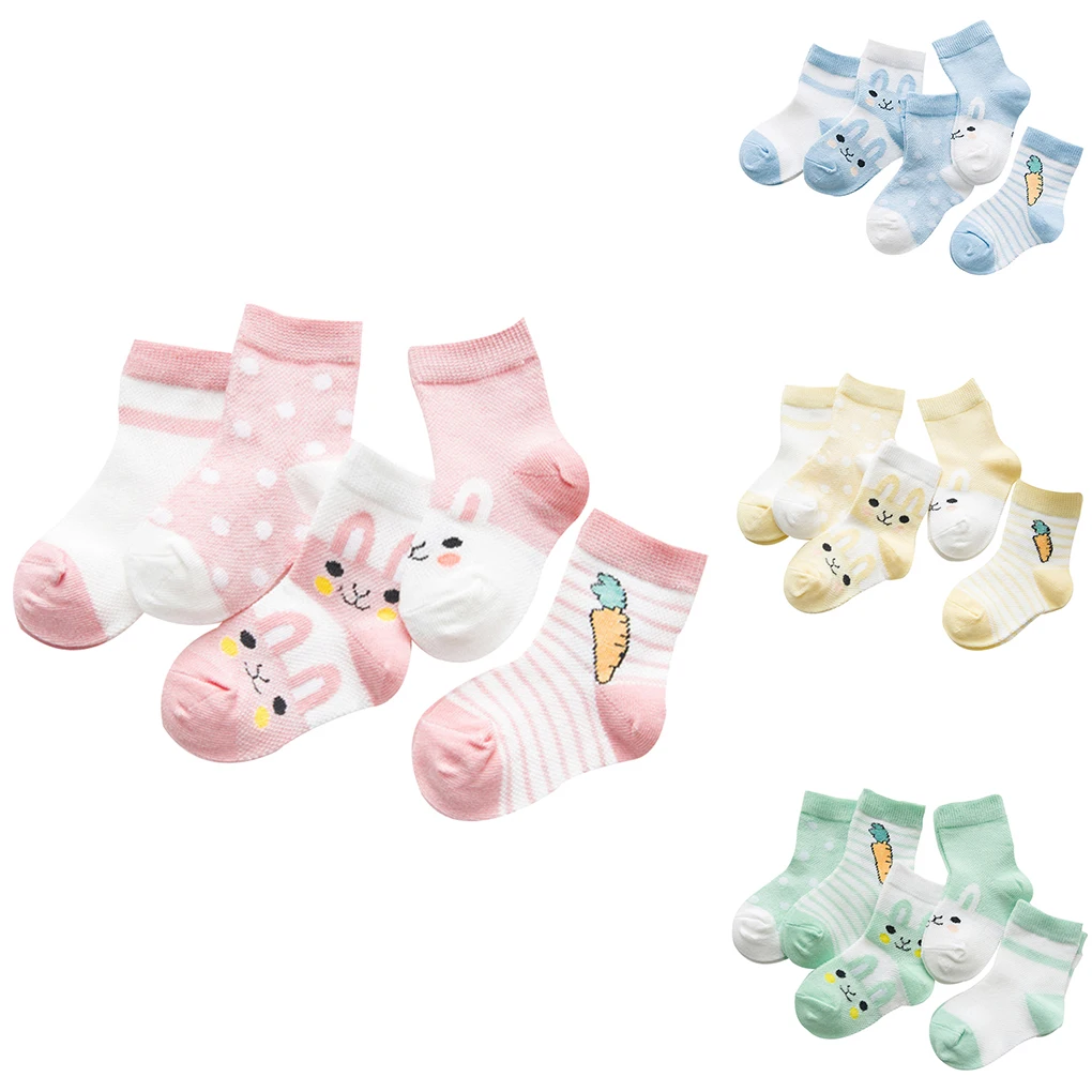 Детские хлопковые нескользящие носки-тапки для малыша с изображением смайлика