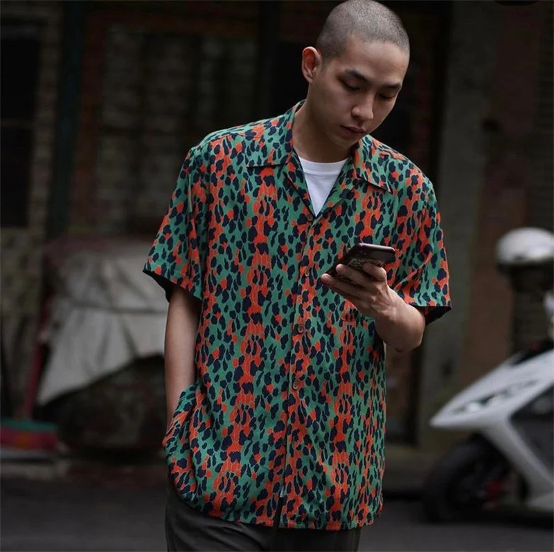 Spotted Good Pattern Quality WACKO MARIA Fashion Shirt Hawaiian Shirts Streetwear Tee Short Sleeve Men Clothing
Spotted Good Pattern Quality WACKO MARIA Fashion Shirt Hawaiian Shirts Streetwear Tee Short Sleeve Men Clothing